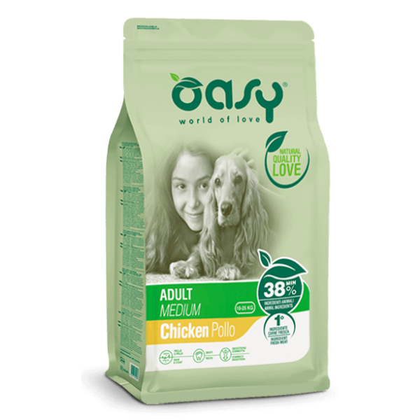 Oasy Dog Adult Medium Pollo