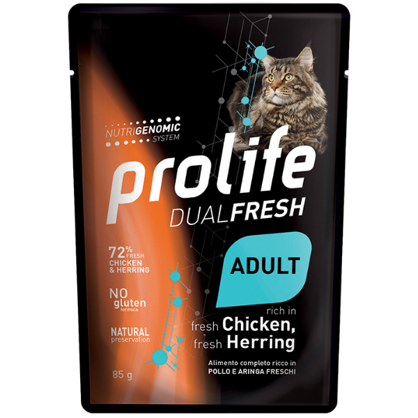 Prolife Dual Fresh Gatto Adult Bustine 85 gr