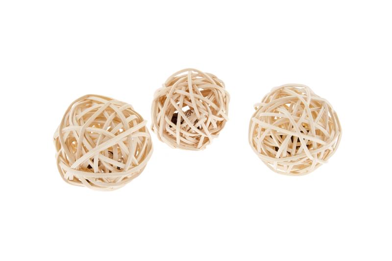 Palline di Vimini con Catnip 5 cm Ferribiella