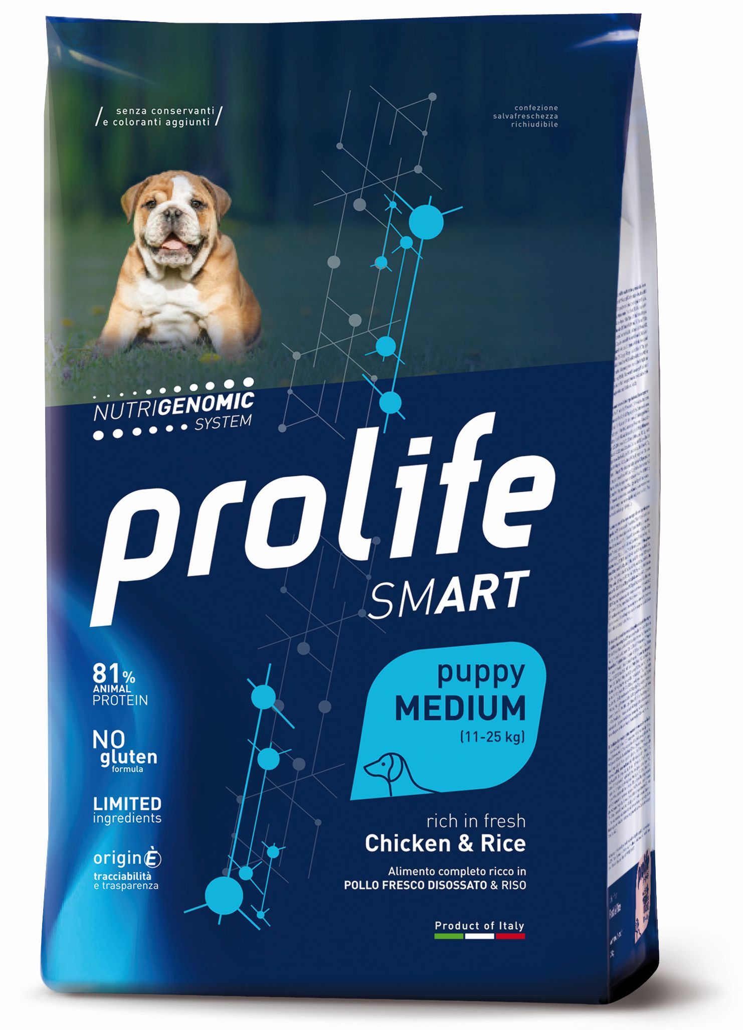 Prolife Smart Cane Puppy Medium Pollo e Riso
