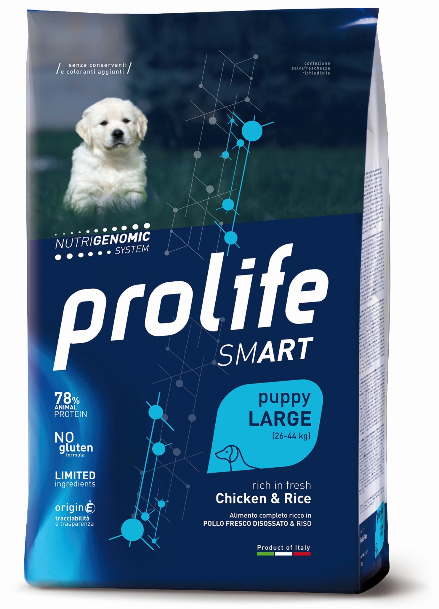 Prolife Smart Cane Puppy Large Pollo e Riso