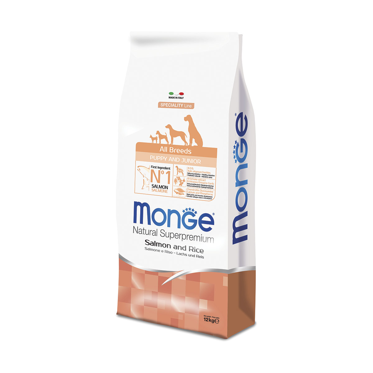 Monge Natural Superpremium Puppy & Junior Salmone e Riso
