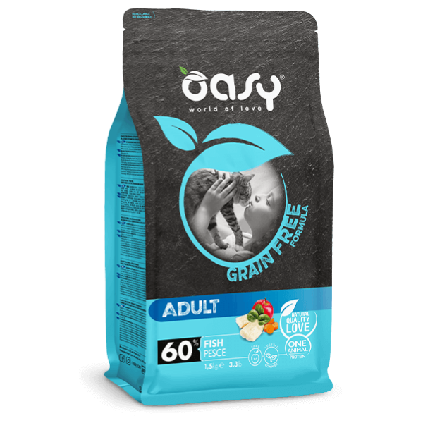 Oasy Grain Free Cat Adult Pesce