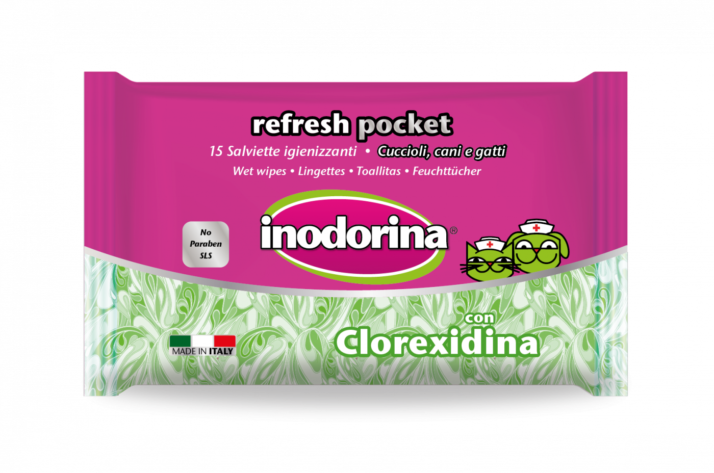 Inodorina Refresh Salviette Igienizzanti