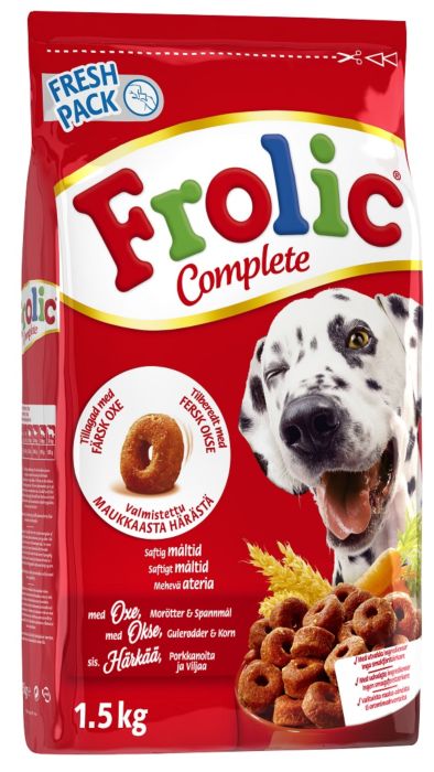 Frolic con Manzo Carote e cereali