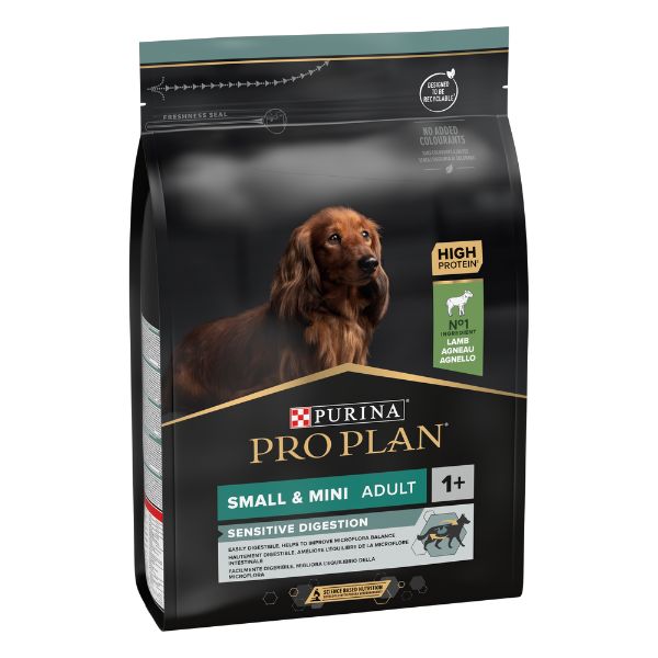 Purina Pro Plan Sensitive Digestion Small e Mini Adult Crocchette Cane Agnello