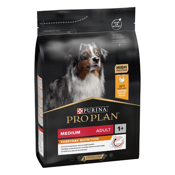 Purina Pro Plan Everyday Nutrition Medium Adult Crocchette Cane Pollo