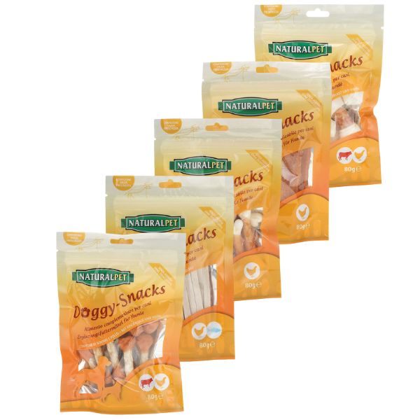 NaturalPet Doggy Snacks per cani 80 gr