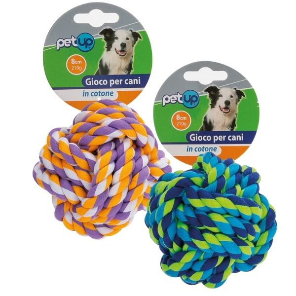 Palla grande per cani Cotonosso intrecciata PetUp