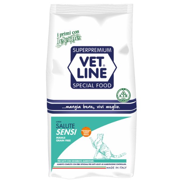 Vet Line Grain Free Cat Salute Sensi Maiale