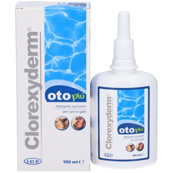 Clorexyderm Oto Più ICF detergente auricolare per cani e gatti