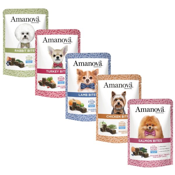 Amanova Bites Snack per cani grain free 100 gr