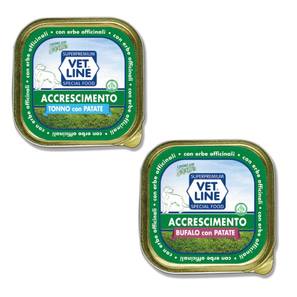 Vet Line Umido Cane Junior Accrescimento 150 gr