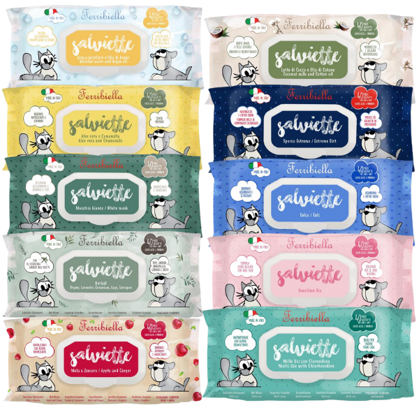 Salviette Detergenti Ferribiella 40 pezzi