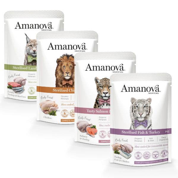 Amanova Cat Umido Sterilised Grain Free 85 gr