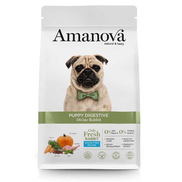 Amanova Puppy Digestive Coniglio Grain Free