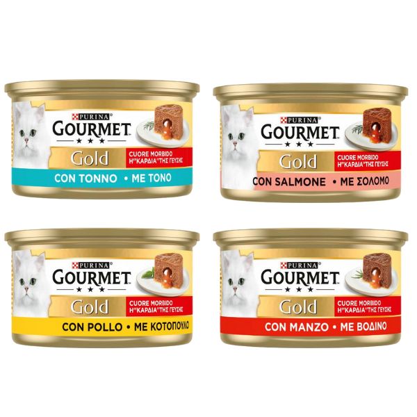 Purina Gourmet Gold Cuore Morbido Umido Gatto 85 gr