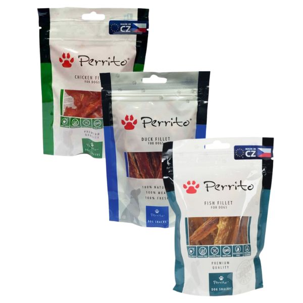 Perrito Filetti Snack Monoproteici per cani 100 gr