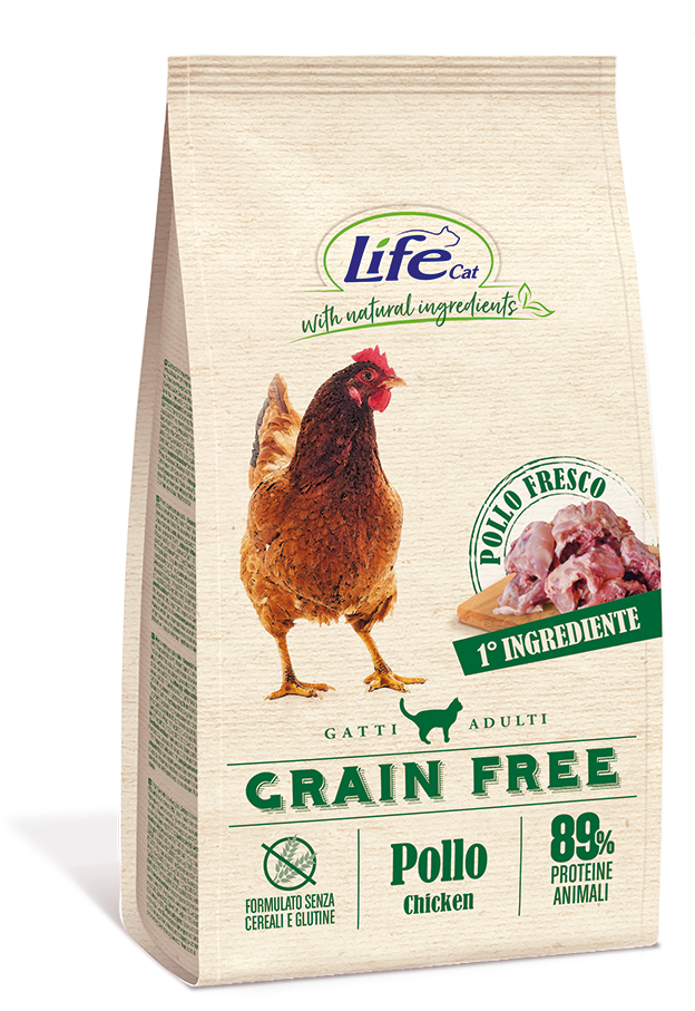 LifeCat Grain Free con Pollo