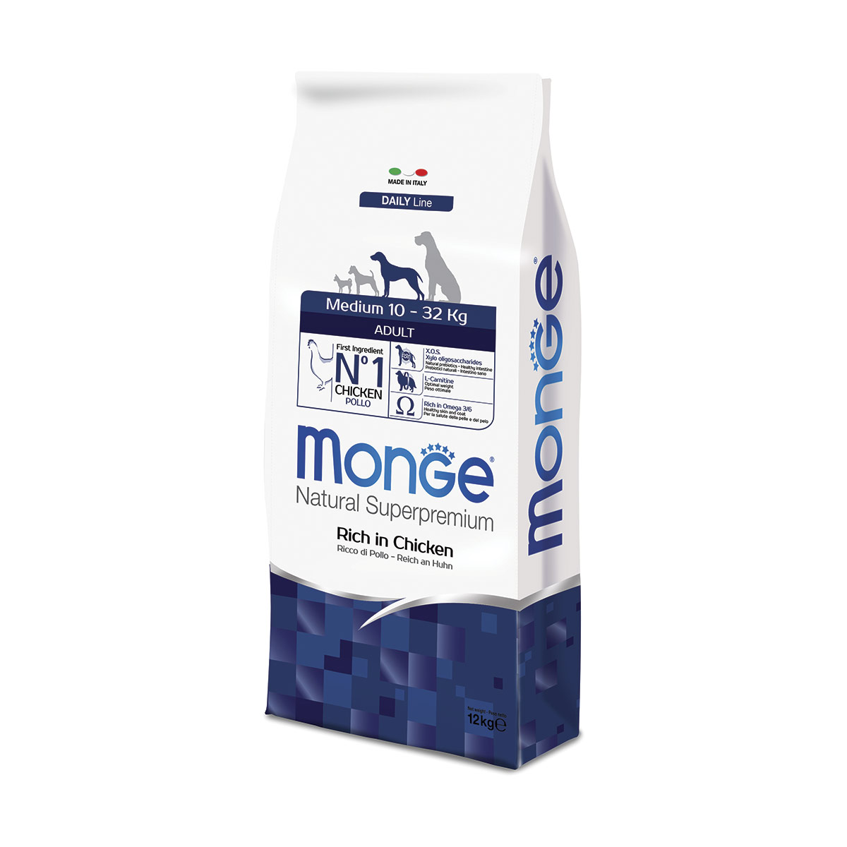 Monge Natural Superpremium Medium Adult Ricco di Pollo
