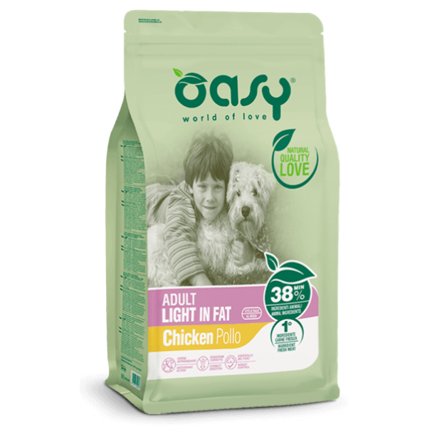 Oasy Dog Adult Light in Fat
